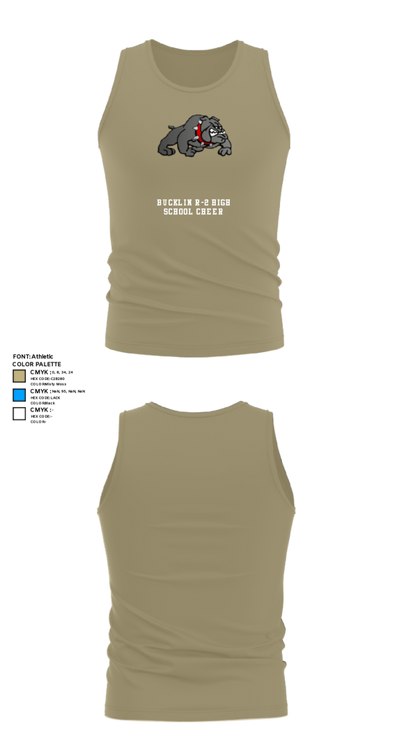 Tank Top, Bucklin R-2 High School Cheer, Cheer, Teamtime, Team time, sublimation, custom sports apparel, team uniforms, spirit wear, spiritwear, sports uniforms, custom shirts, team store, custom team store, fundraiser sports, apparel fundraiser