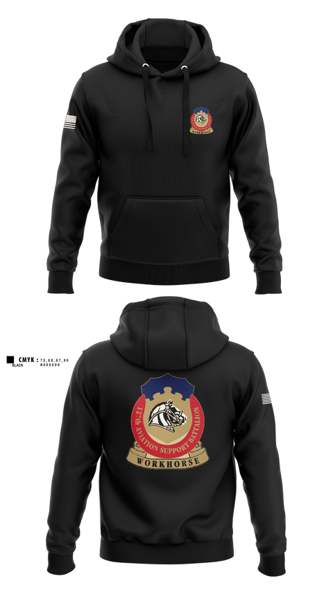Hoodie, 127th ASB WORKHORSE, Army, Teamtime, Team time, sublimation, custom sports apparel, team uniforms, spirit wear, spiritwear, sports uniforms, custom shirts, team store, custom team store, fundraiser sports, apparel fundraiser