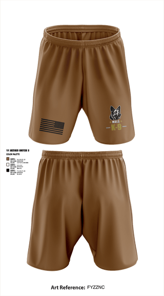 Athletic Shorts With Pockets, Mals K9, Police, Teamtime, Team time, sublimation, custom sports apparel, team uniforms, spirit wear, spiritwear, sports uniforms, custom shirts, team store, custom team store, fundraiser sports, apparel fundraiser