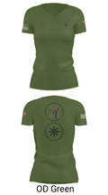 205th HHC 61096734 Women's Short Sleeve V-neck Shirt - 46