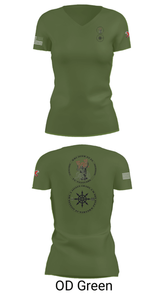 Women's Short Sleeve Vneck Shirt, 205th HHC, National Guard, Teamtime, Team time, sublimation, custom sports apparel, team uniforms, spirit wear, spiritwear, sports uniforms, custom shirts, team store, custom team store, fundraiser sports, apparel fundraiser