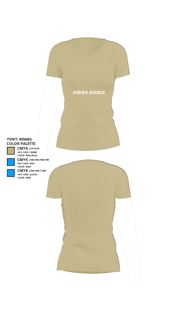 Womens Short Sleeve Vneck Shirt, JPSO 4TH DISTRICT, Police, Teamtime, Team time, sublimation, custom sports apparel, team uniforms, spirit wear, spiritwear, sports uniforms, custom shirts, team store, custom team store, fundraiser sports, apparel fundraiser