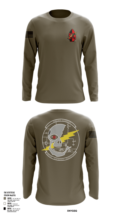 7th Communication Bn 61854612 Long Sleeve Performance Shirt 125