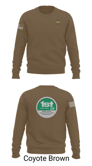 Crew Neck Sweatshirt, 28th MP Company, National Guard, Teamtime, Team time, sublimation, custom sports apparel, team uniforms, spirit wear, spiritwear, sports uniforms, custom shirts, team store, custom team store, fundraiser sports, apparel fundraiser