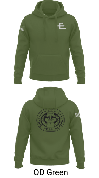 Hoodie, E/701, Army, Teamtime, Team time, sublimation, custom sports apparel, team uniforms, spirit wear, spiritwear, sports uniforms, custom shirts, team store, custom team store, fundraiser sports, apparel fundraiser