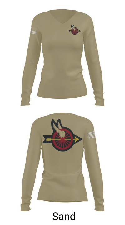 Jefferson Area Motor Squad 38123236 Women's Long Sleeve V-neck Shirt - 92