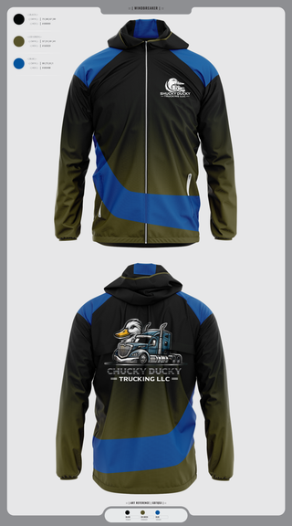 Windbreaker, Shucky Ducky Trucking, , Teamtime, Team time, sublimation, custom sports apparel, team uniforms, spirit wear, spiritwear, sports uniforms, custom shirts, team store, custom team store, fundraiser sports, apparel fundraiser