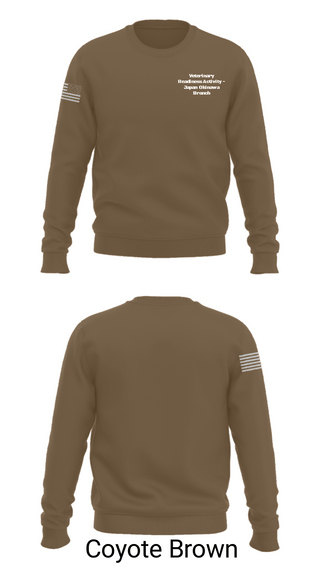 Crew Neck Sweatshirt, Veterinary Readiness Activity - Japan  Okinawa Branch, Army, Teamtime, Team time, sublimation, custom sports apparel, team uniforms, spirit wear, spiritwear, sports uniforms, custom shirts, team store, custom team store, fundraiser sports, apparel fundraiser