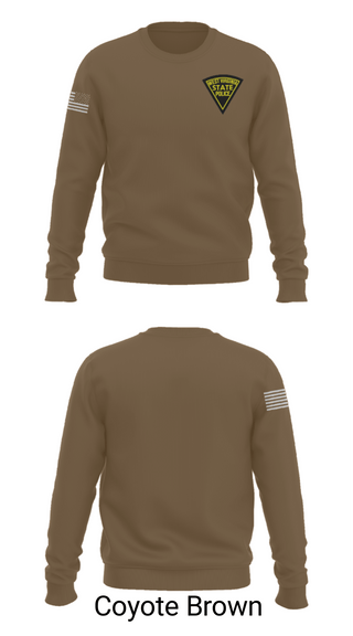 Crew Neck Sweatshirt, West Virginia State Police, Police, Teamtime, Team time, sublimation, custom sports apparel, team uniforms, spirit wear, spiritwear, sports uniforms, custom shirts, team store, custom team store, fundraiser sports, apparel fundraiser