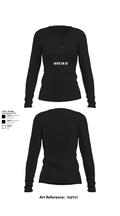 811th EN CO 58008246 Women's Long Sleeve V-neck Shirt - 21