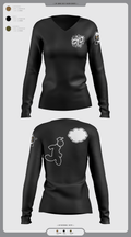 CYD Inc 87712916 Women's Long Sleeve V-neck Shirt -1 2