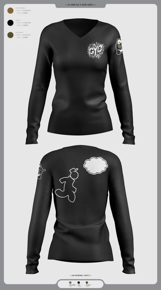 Womens Long Sleeve Vneck Shirt 1, CYD Inc, , Teamtime, Team time, sublimation, custom sports apparel, team uniforms, spirit wear, spiritwear, sports uniforms, custom shirts, team store, custom team store, fundraiser sports, apparel fundraiser