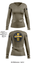 B Co 766 EN BeB 1st Platoon Armored Turtles Women's Long Sleeve V-neck Shirt - 7