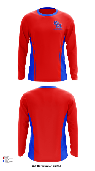 Long Sleeve Performance Shirt, Saint Mary'S High School Cheer, Cheer, Teamtime, Team time, sublimation, custom sports apparel, team uniforms, spirit wear, spiritwear, sports uniforms, custom shirts, team store, custom team store, fundraiser sports, apparel fundraiser