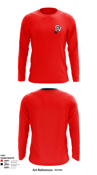Long Sleeve Performance Shirt, Big Reds, Track & Field, Teamtime, Team time, sublimation, custom sports apparel, team uniforms, spirit wear, spiritwear, sports uniforms, custom shirts, team store, custom team store, fundraiser sports, apparel fundraiser