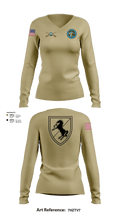 Bandit Troop 37808208 Women's Long Sleeve V-neck Shirt - 4