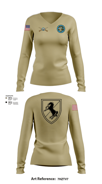 Bandit Troop 37808208 Women's Long Sleeve V-neck Shirt - 4