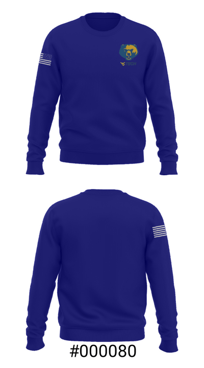 West Virginia University Institute Of Technology Baseball 18576628 Crew Neck Sweatshirt - 16