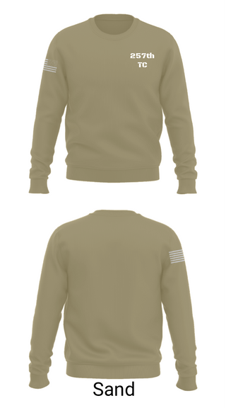 Crew Neck Sweatshirt, 257th TC, Army, Teamtime, Team time, sublimation, custom sports apparel, team uniforms, spirit wear, spiritwear, sports uniforms, custom shirts, team store, custom team store, fundraiser sports, apparel fundraiser