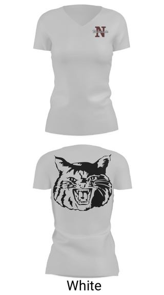 Women's Short Sleeve Vneck Shirt, Newark High School Softball, Softball, Teamtime, Team time, sublimation, custom sports apparel, team uniforms, spirit wear, spiritwear, sports uniforms, custom shirts, team store, custom team store, fundraiser sports, apparel fundraiser