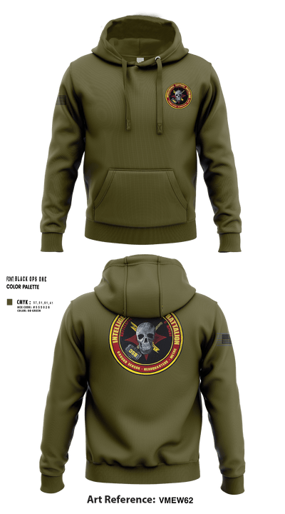 Battle Space Surveillance Company 88540160 Hoodie - 8