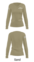 Pender Correctional 49104552 Women's Long Sleeve V-neck Shirt - 92