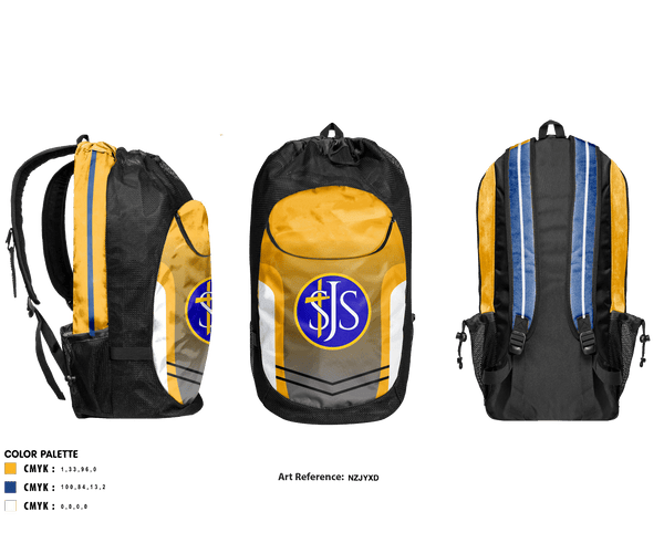 Gear Bag, St Joseph Catholic School Volleyball, Women's Volleyball, Teamtime, Team time, sublimation, custom sports apparel, team uniforms, spirit wear, spiritwear, sports uniforms, custom shirts, team store, custom team store, fundraiser sports, apparel fundraiser