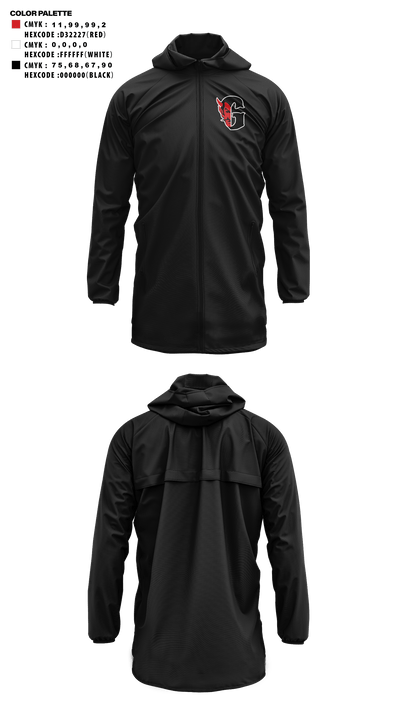 Glenwood Springs High School Cheer 12886681 Windbreaker - 42