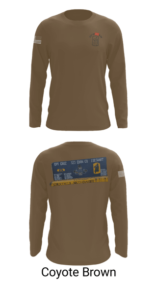 Long Sleeve Performance Shirt, 323 chem maint, Army, Teamtime, Team time, sublimation, custom sports apparel, team uniforms, spirit wear, spiritwear, sports uniforms, custom shirts, team store, custom team store, fundraiser sports, apparel fundraiser