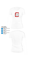 Columbiana High School Basketball 83089115 Women's Short Sleeve V-neck Shirt - 18