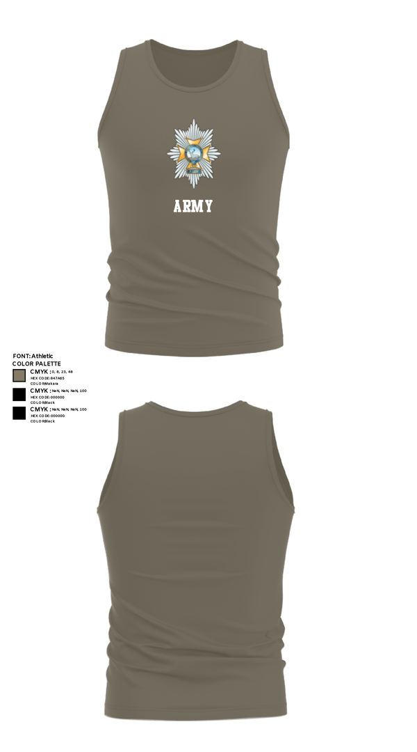 Tank Top, Sherwood Foresters, Army, Teamtime, Team time, sublimation, custom sports apparel, team uniforms, spirit wear, spiritwear, sports uniforms, custom shirts, team store, custom team store, fundraiser sports, apparel fundraiser