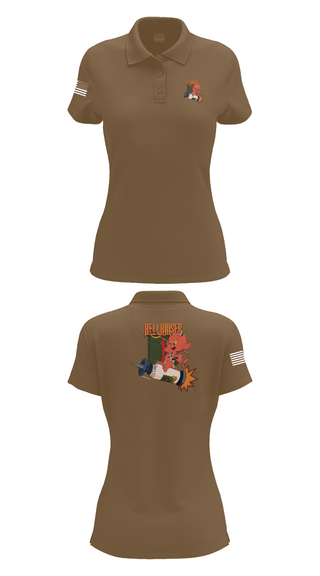 Womens Short Sleeve Performance Polo, Hellraiser, , Teamtime, Team time, sublimation, custom sports apparel, team uniforms, spirit wear, spiritwear, sports uniforms, custom shirts, team store, custom team store, fundraiser sports, apparel fundraiser
