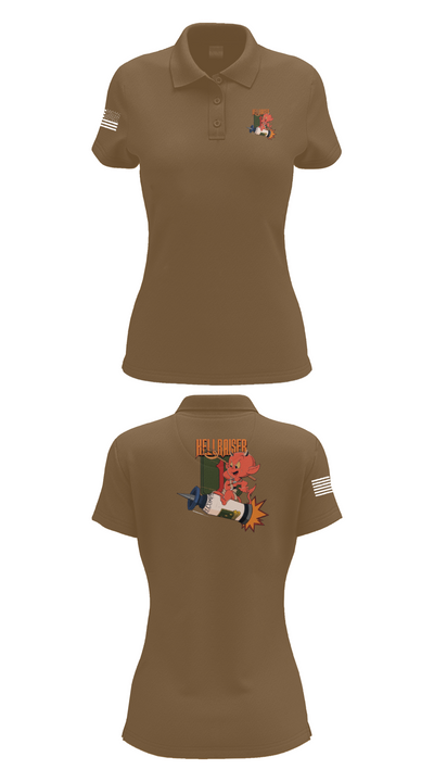 Hellraiser 15365776 Women's Short Sleeve Performance Polo  - 15