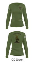 MFRC 40243185 Women's Long Sleeve V-neck Shirt - 57