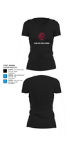 Madras High School Swimming 75031582 Women's Short Sleeve V-neck Shirt - 10