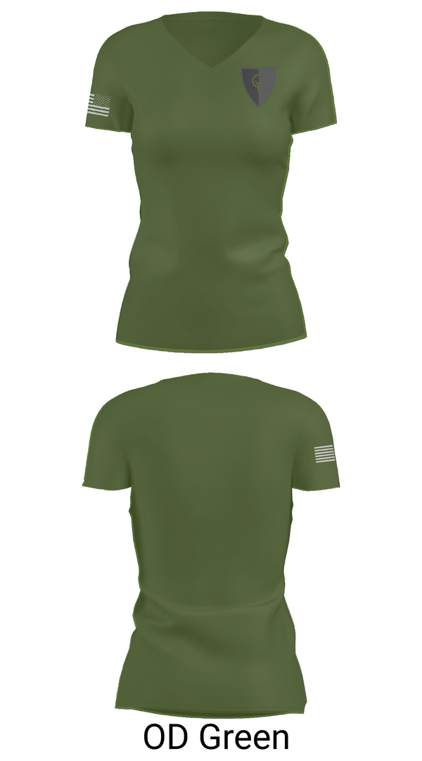 Womens Short Sleeve Vneck Shirt, 38th Infantry Division, , Teamtime, Team time, sublimation, custom sports apparel, team uniforms, spirit wear, spiritwear, sports uniforms, custom shirts, team store, custom team store, fundraiser sports, apparel fundraiser