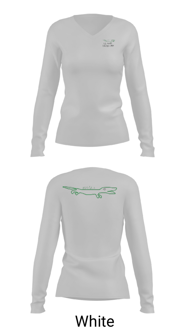 Women's Long Sleeve Vneck Shirt, Ingram Park Recruiting, Army, Teamtime, Team time, sublimation, custom sports apparel, team uniforms, spirit wear, spiritwear, sports uniforms, custom shirts, team store, custom team store, fundraiser sports, apparel fundraiser