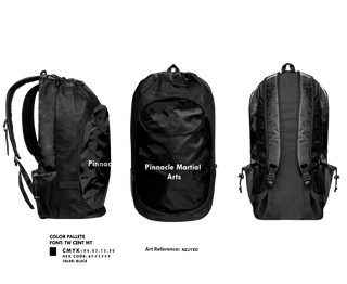 Gear Bag, Pinnacle Martial Arts, , Teamtime, Team time, sublimation, custom sports apparel, team uniforms, spirit wear, spiritwear, sports uniforms, custom shirts, team store, custom team store, fundraiser sports, apparel fundraiser