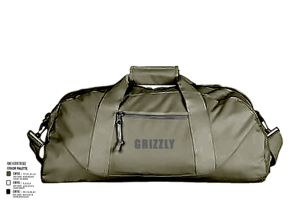 Duffle Bag, Grizzly, , Teamtime, Team time, sublimation, custom sports apparel, team uniforms, spirit wear, spiritwear, sports uniforms, custom shirts, team store, custom team store, fundraiser sports, apparel fundraiser