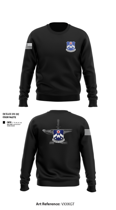 1-357th BSB 16223634 Crew Neck Sweatshirt - 27 (1)