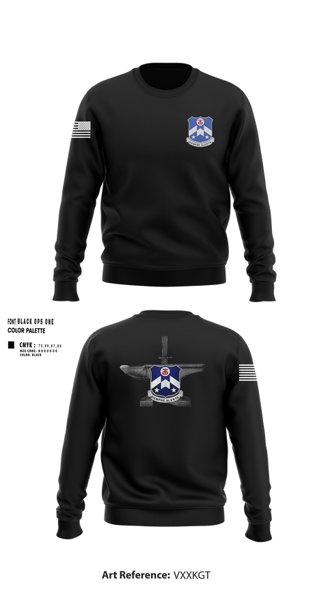 Crew Neck Sweatshirt, 1-357th BSB, Army, Teamtime, Team time, sublimation, custom sports apparel, team uniforms, spirit wear, spiritwear, sports uniforms, custom shirts, team store, custom team store, fundraiser sports, apparel fundraiser