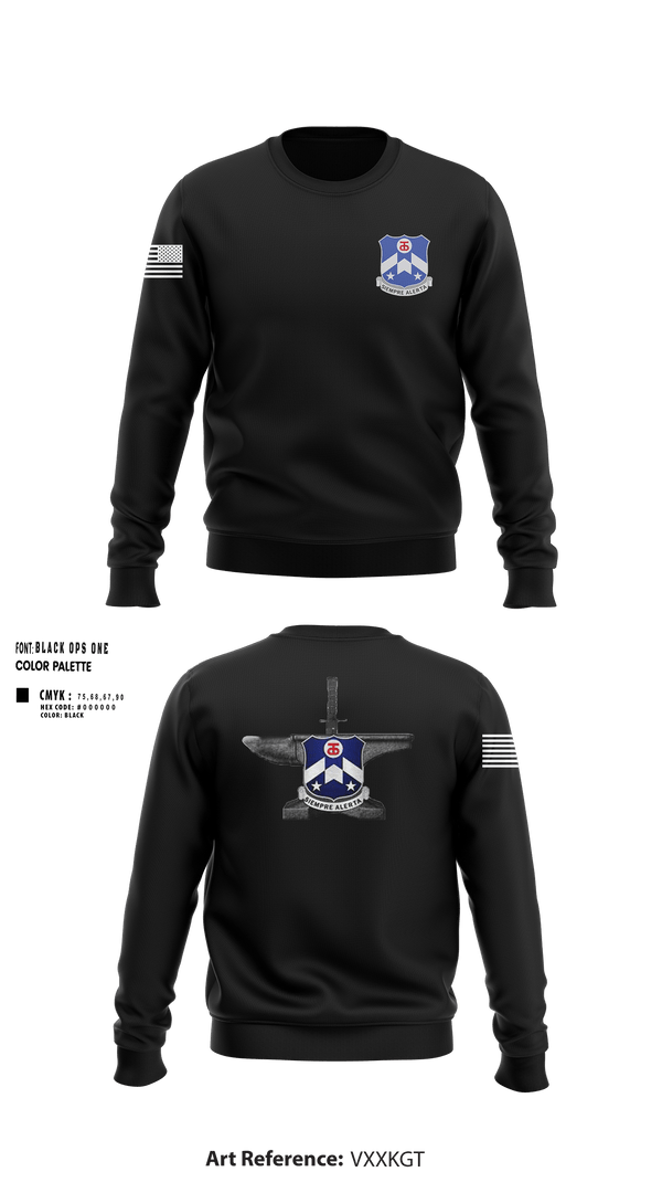 Crew Neck Sweatshirt, 1-357th BSB, Army, Teamtime, Team time, sublimation, custom sports apparel, team uniforms, spirit wear, spiritwear, sports uniforms, custom shirts, team store, custom team store, fundraiser sports, apparel fundraiser