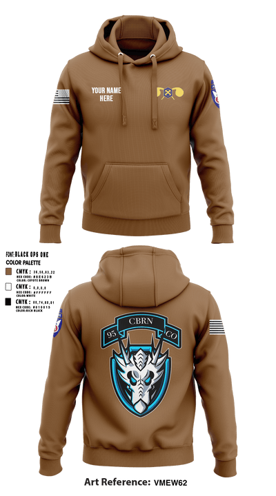 112th CRD95th CBRN Co 64456189 Hoodie - 32