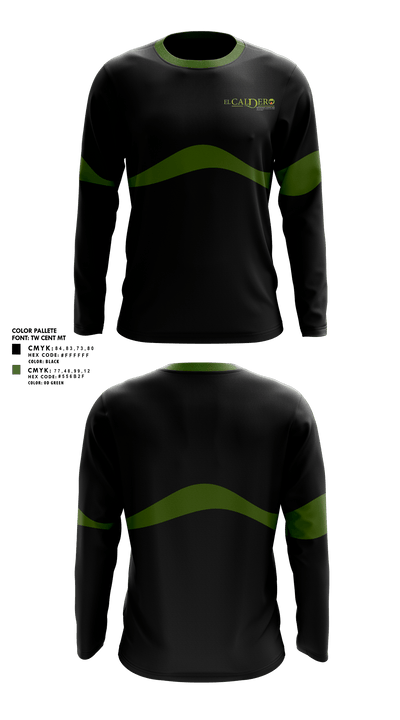 El Caldero Restaurant 31407029 Long Sleeve Performance Shirt 1