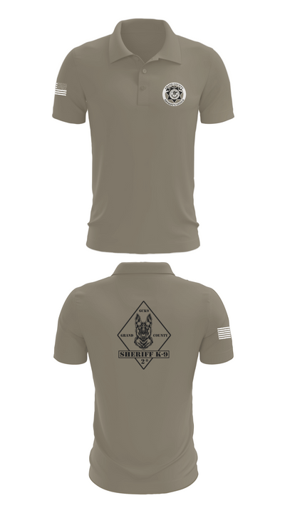 GCSO K9 19813935 Short Sleeve Performance Polo - 64