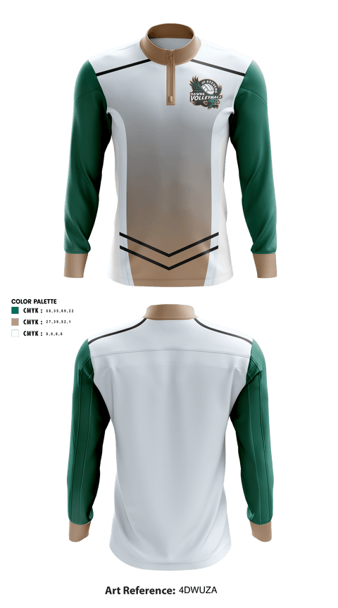 Quarter Zip Jacket, John P Stevens High School Volleyball, Women's Volleyball, Teamtime, Team time, sublimation, custom sports apparel, team uniforms, spirit wear, spiritwear, sports uniforms, custom shirts, team store, custom team store, fundraiser sports, apparel fundraiser