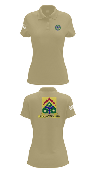 Womens Short Sleeve Performance Polo, 278th Armored Cavalry, Army, Teamtime, Team time, sublimation, custom sports apparel, team uniforms, spirit wear, spiritwear, sports uniforms, custom shirts, team store, custom team store, fundraiser sports, apparel fundraiser