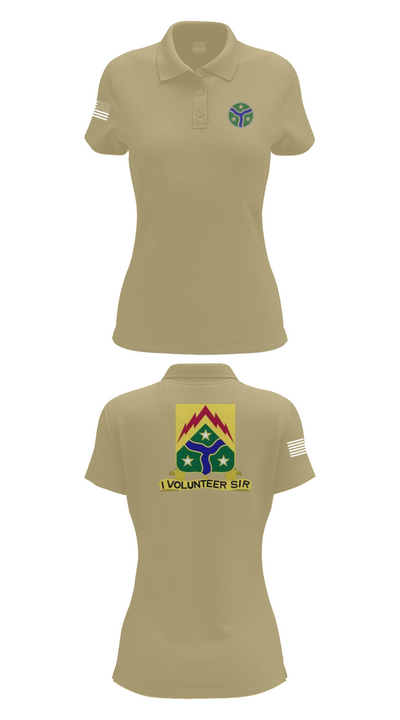 278th Armored Cavalry 65599627 Women's Short Sleeve Performance Polo  - 95