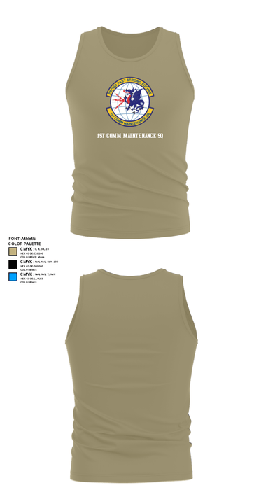 1st Comm Maintenance Sq 14666523 Tank Top - 99