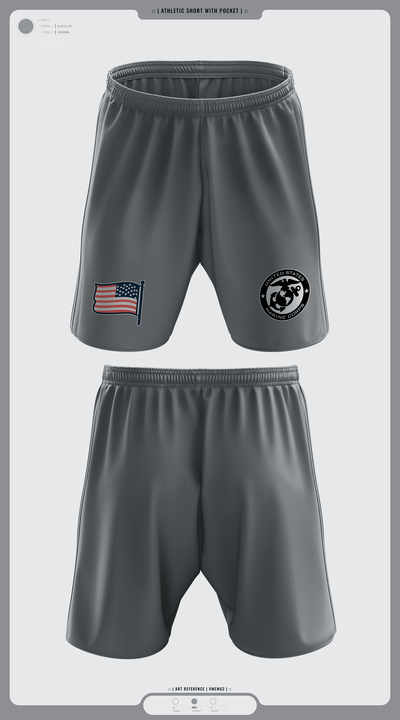 Marine Corps 67059926 Athletic Shorts With Pockets - 2